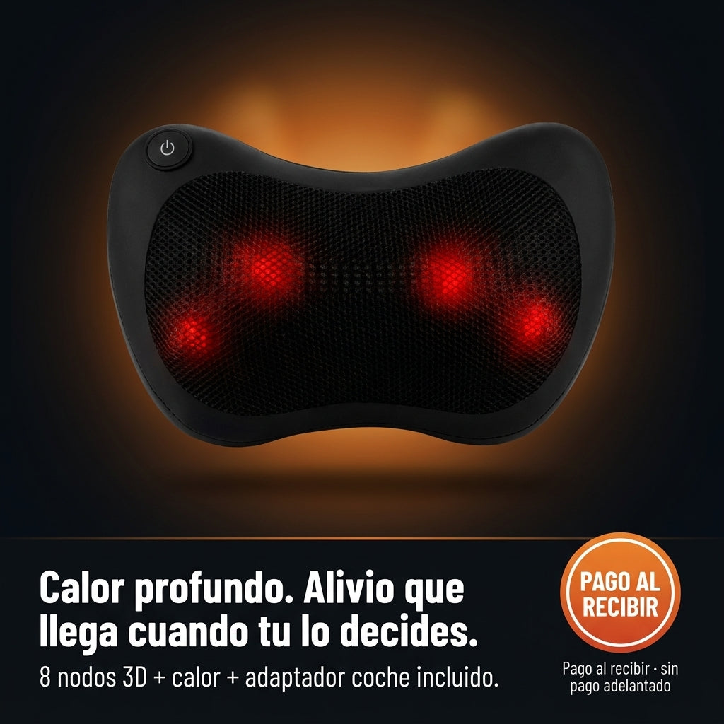 SHIATSU: Almohada Masajeador