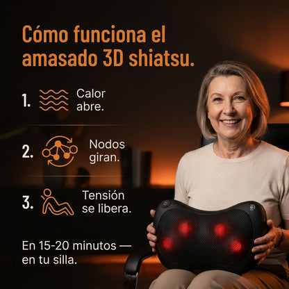 SHIATSU: Almohada Masajeador