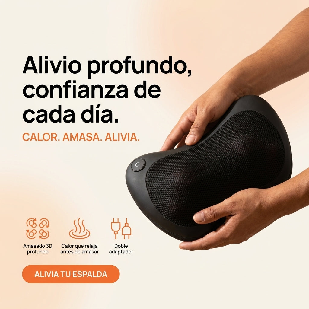 SHIATSU: Almohada Masajeador