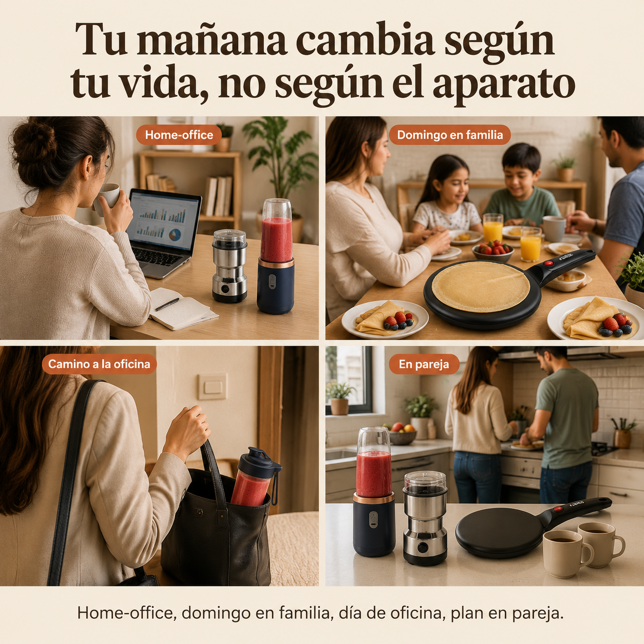 Kit Crepera+ Mini Licuadora + Molino - SUPER OFERTA