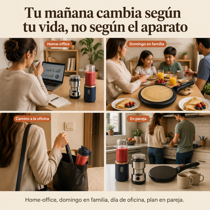 Kit Crepera+ Mini Licuadora + Molino - SUPER OFERTA