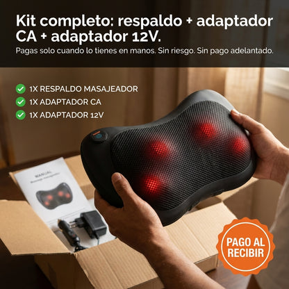SHIATSU: Almohada Masajeador