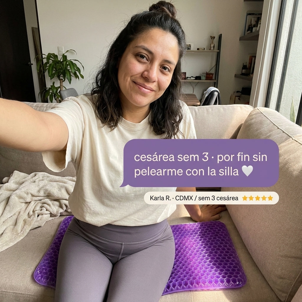 LactaSuave · Cojín honeycomb gel doble capa para tu cuarentena — vista 6