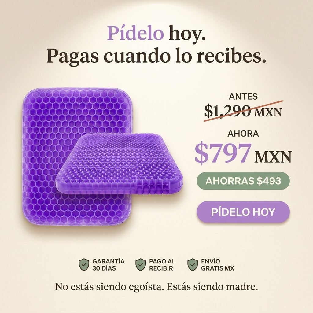 LactaSuave · Cojín honeycomb gel doble capa para tu cuarentena — vista 8